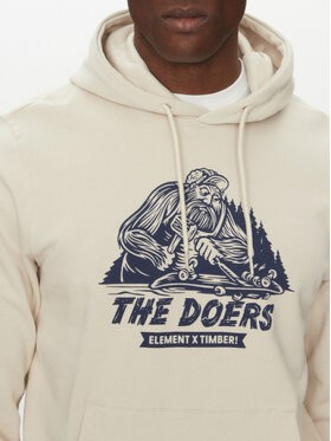 Element Bluza ELYSF00280 Beżowy Regular Fit