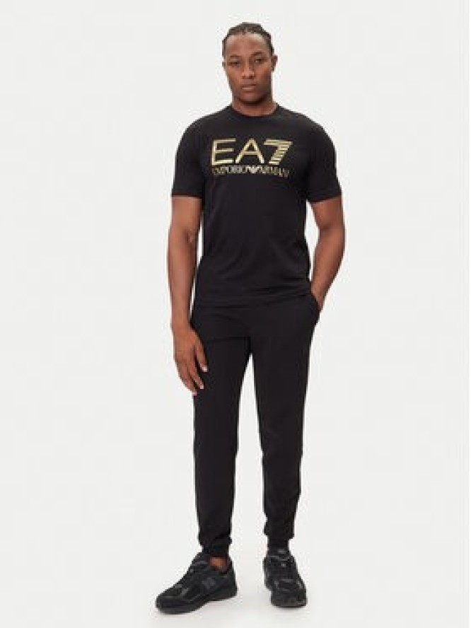 EA7 Emporio Armani T-Shirt 7M001189 AF17789 UC001 Czarny Regular Fit