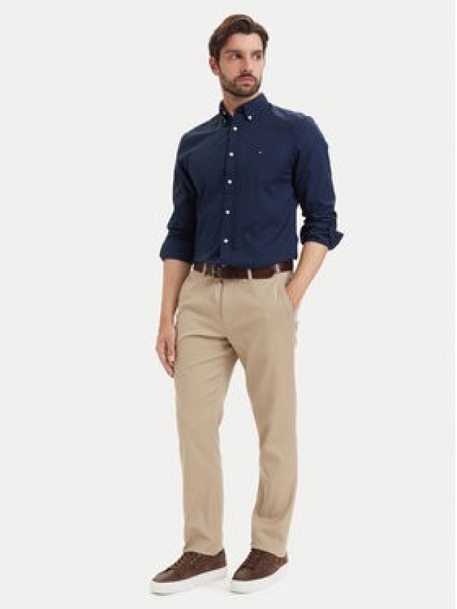 Tommy Hilfiger Chinosy Denton MW0MW43151 Beżowy Regular Fit