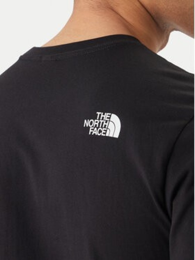 The North Face T-Shirt Mountain Line NF0A8GUX Czarny Regular Fit