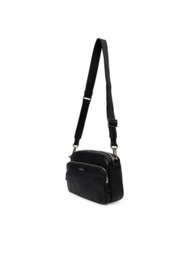Calvin Klein Saszetka Emblem Aop Emboss Camera Bag LV04D3330G Czarny