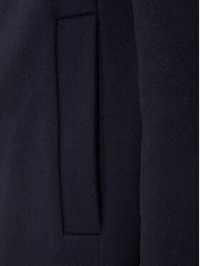 HUGO Płaszcz wełniany Mintrax2541 50546551 Granatowy Regular Fit