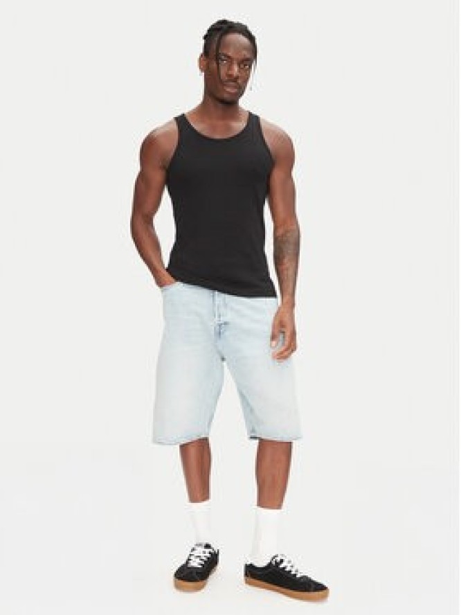 Jack & Jones Szorty jeansowe Ron 12272237 Niebieski Baggy Fit