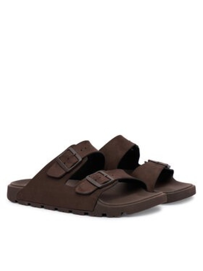 BOSS Klapki Surfley Sand MF 50563157 Brązowy