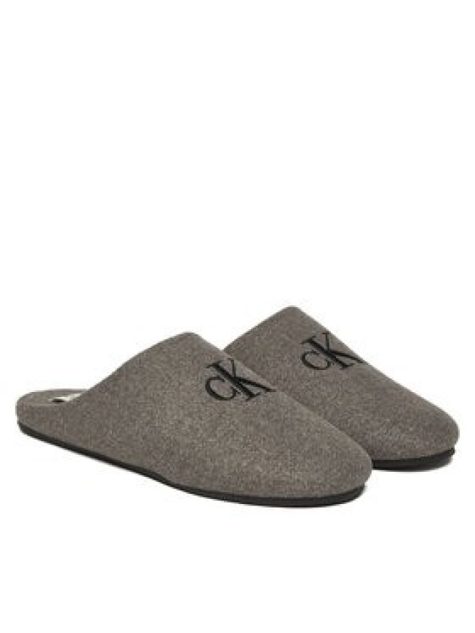 Calvin Klein Kapcie Home Slipper Mule HM0HM01931 Szary