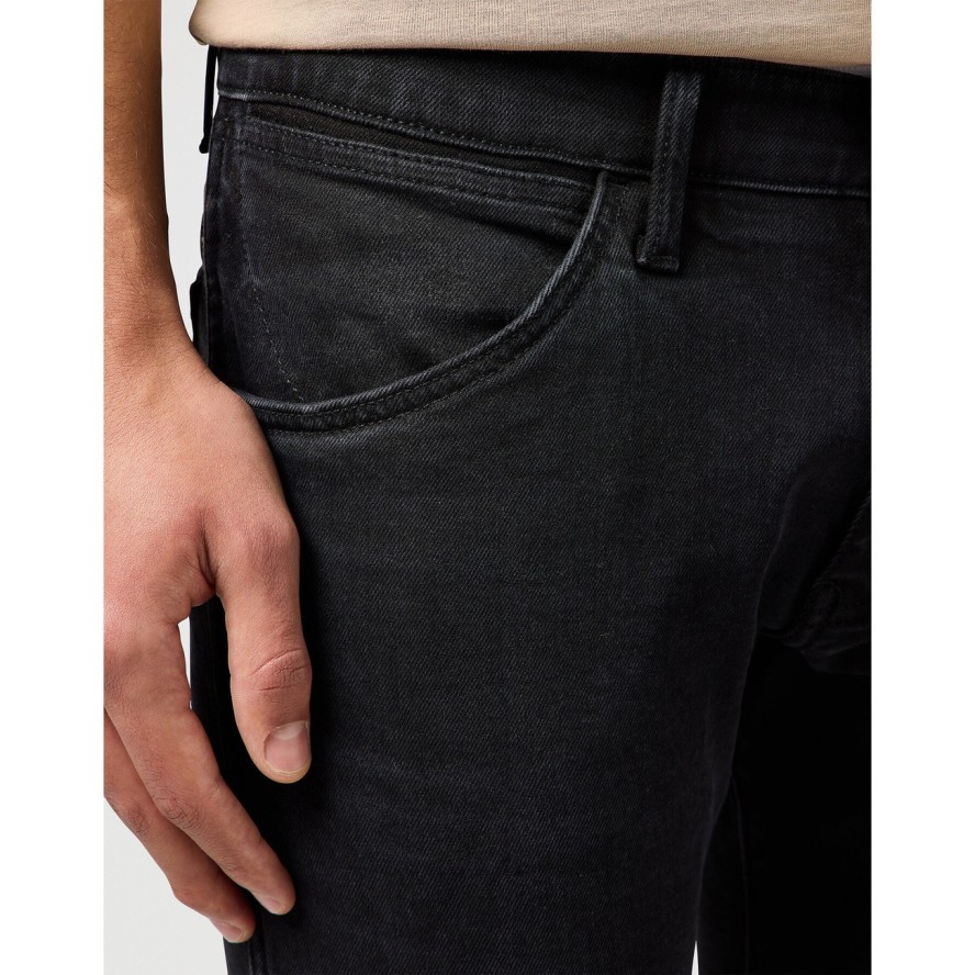 WRANGLER MĘSKIE SPODNIE JEANSOWE WRANGLER BRYSON JETSTORM NOIR 112362429