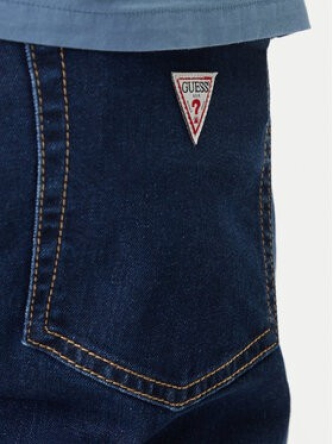 Guess Jeans Jeansy M6RA0F D6326 Granatowy Regular Fit