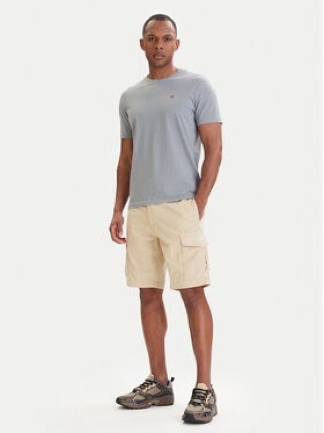 Napapijri Szorty materiałowe NP0A4HOT Beżowy Regular Fit