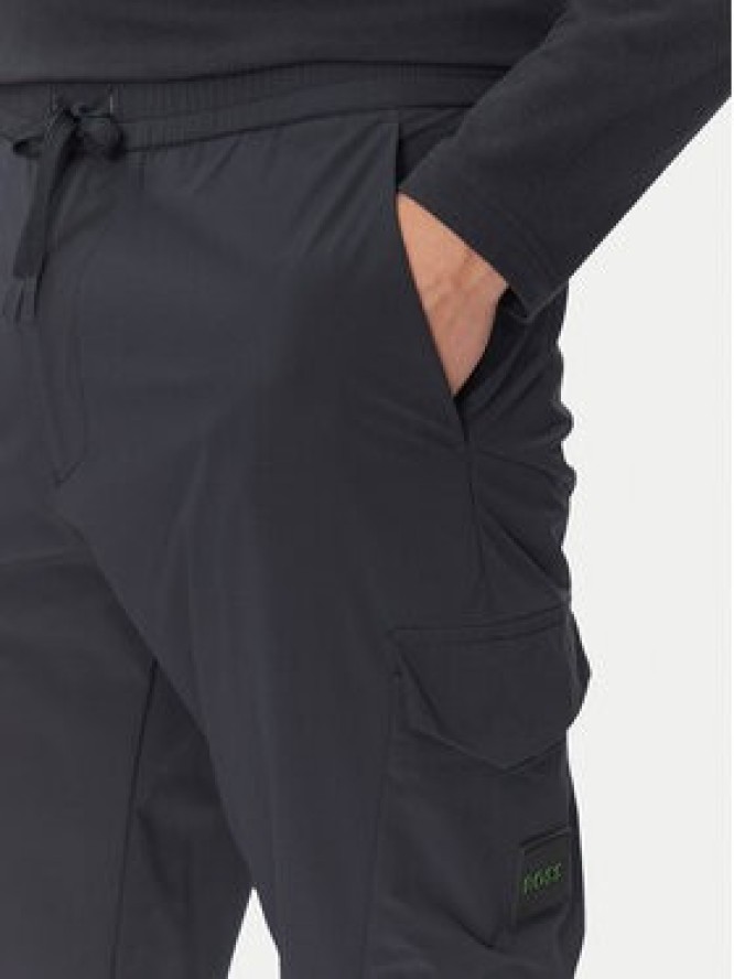 BOSS Spodnie materiałowe T_Urbanex-CargoLight 50508339 Granatowy Tapered Fit