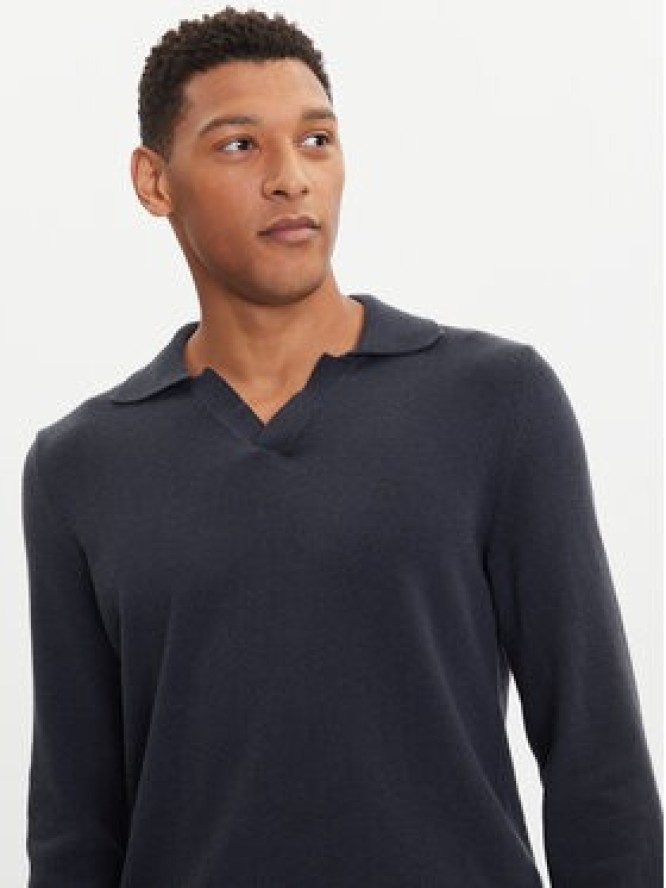 Marc O'Polo Sweter 529 5144 60150 Granatowy Regular Fit