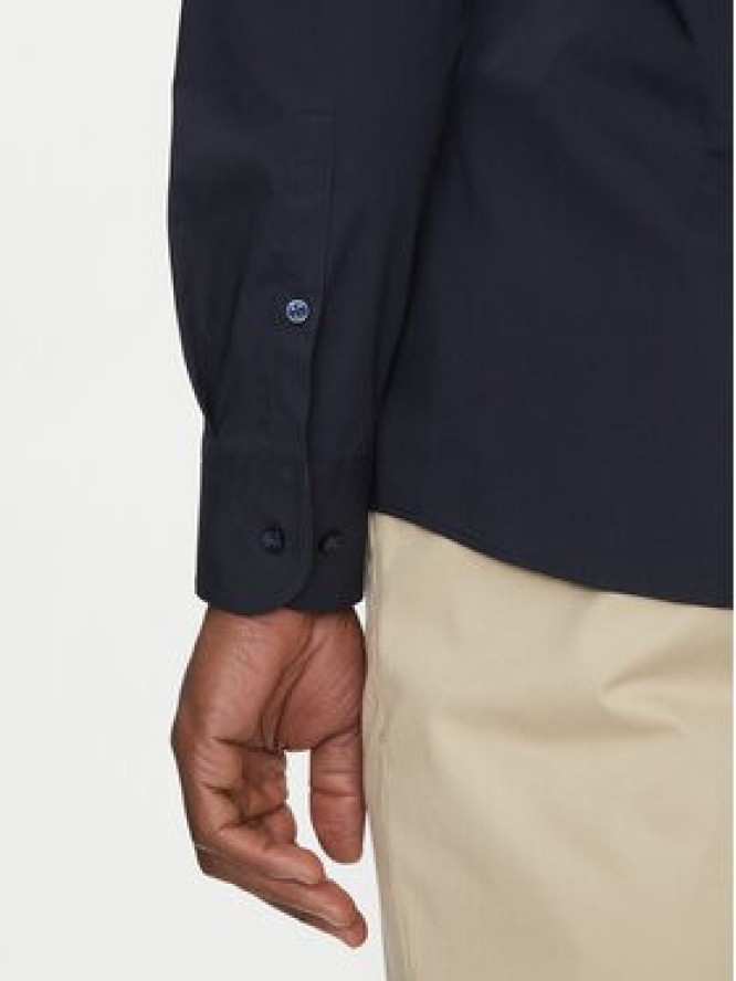 BOSS Koszula H-HANK-S-STAN-C3-252 50539176 Granatowy Slim Fit