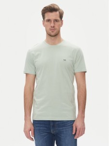 Lee T-Shirt Patch 112364540 Zielony Regular Fit