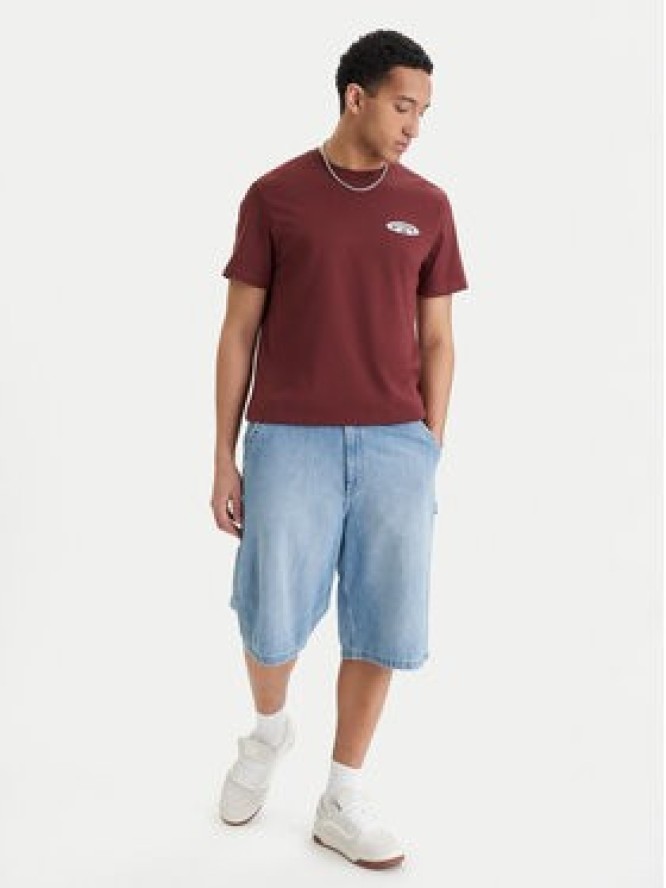 Billabong T-Shirt Orbit Arch EBYZT00522 Bordowy Regular Fit