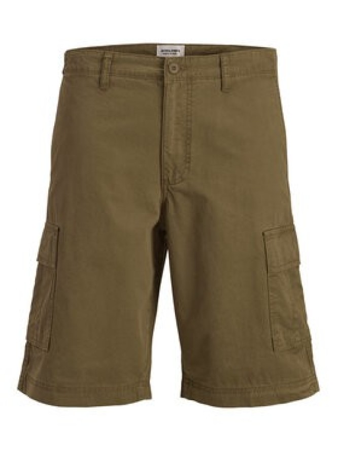 Jack & Jones Szorty materiałowe Cole 12292263 Zielony Regular Fit