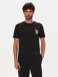 U.S. Polo Assn. T-Shirt MUP4367 Czarny Regular Fit