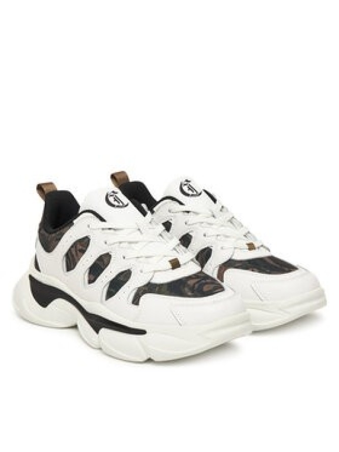 Just Cavalli Sneakersy 79QA3SA3 ZSD36 Biały