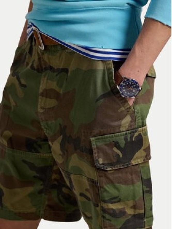 Polo Ralph Lauren Szorty materiałowe 710966288001 Zielony Relaxed Fit