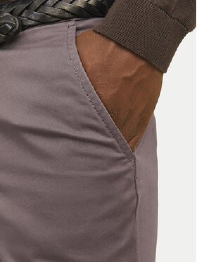 Jack & Jones Chinosy Marco 12150148 Brązowy Slim Fit