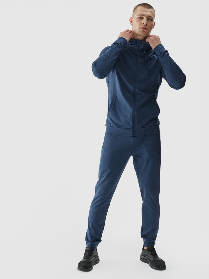 4F Spodnie treningowe szybkoschnące męskie - granatowe 3XL