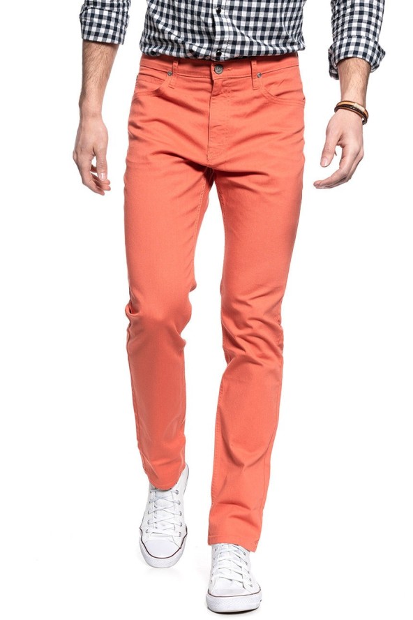 LEE RIDER MĘSKIE SPODNIE MATERIAŁOWE PAPRIKA L701LB22 112117566