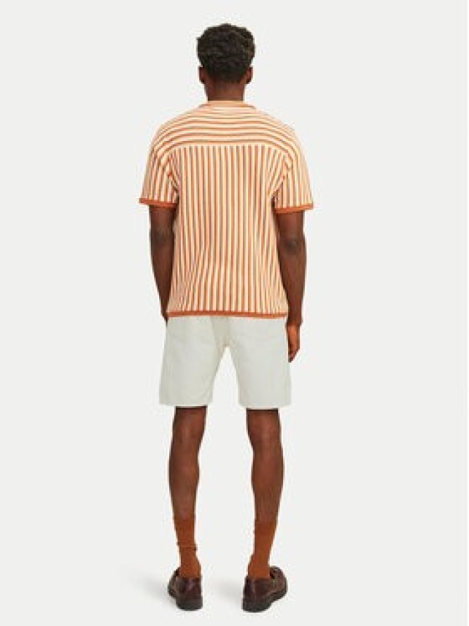 Jack & Jones Szorty jeansowe Tony 12249043 Écru Loose Fit