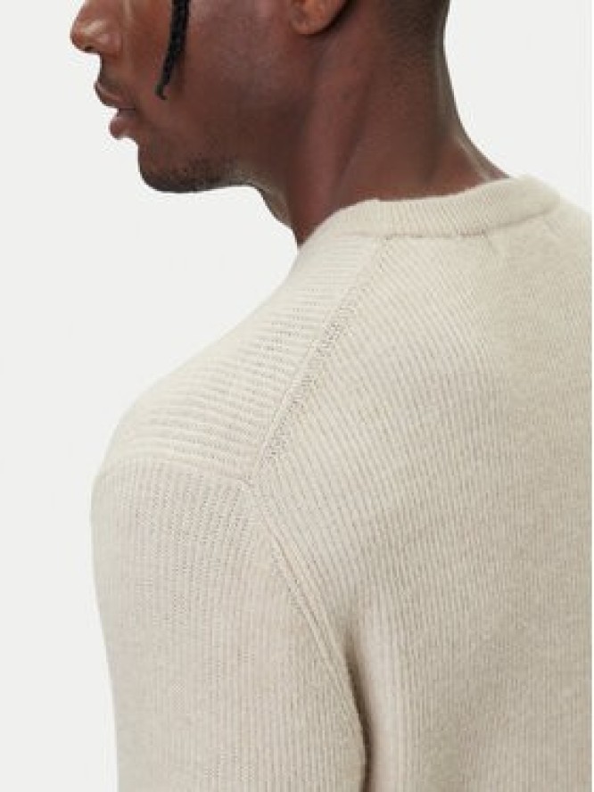 Guess Sweter M5BR20 Z0482 Beżowy Regular Fit