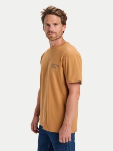 Quiksilver T-Shirt Anchor EQYZT08178 Beżowy Regular Fit