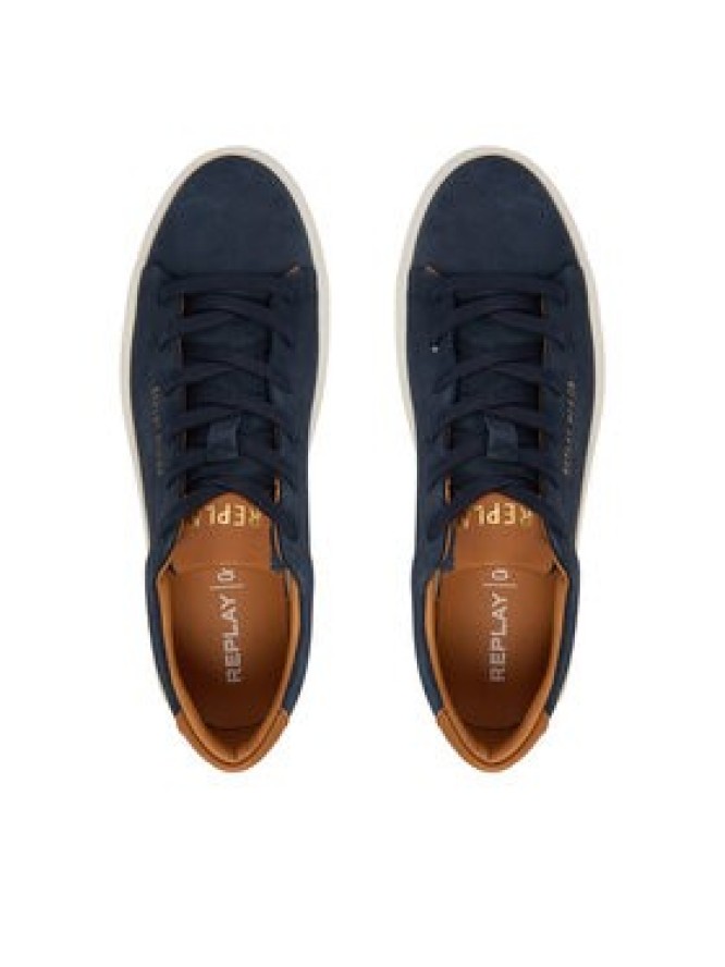 REPLAY Sneakersy GMZ7N .000.C0002L Granatowy