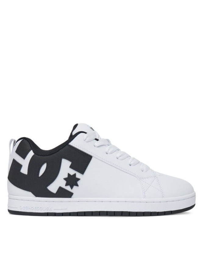 DC Shoes Sneakersy COURT GRAFFIK 300529-WLK Biały
