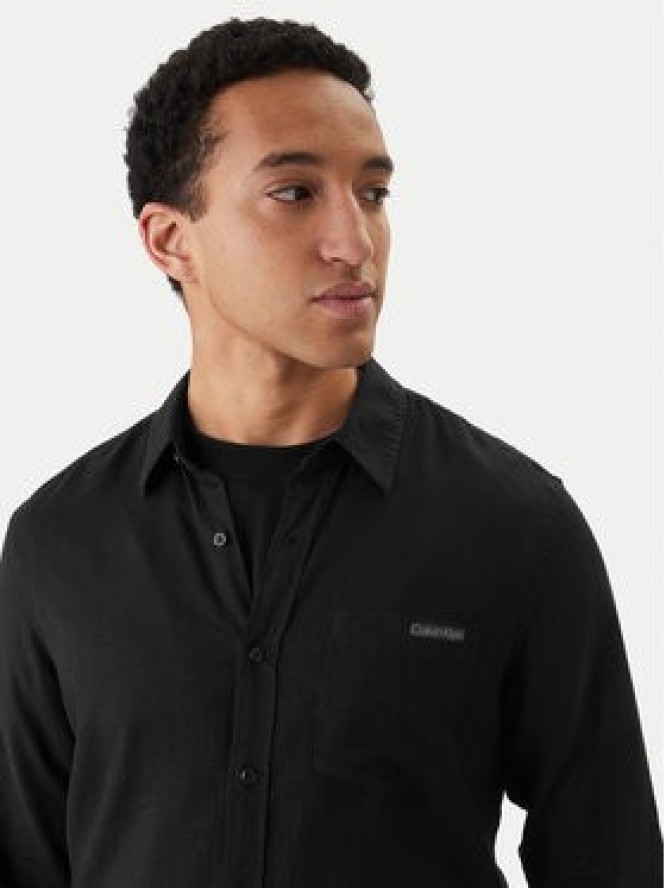 Calvin Klein Jeans Koszula LV04RF121G Czarny Regular Fit