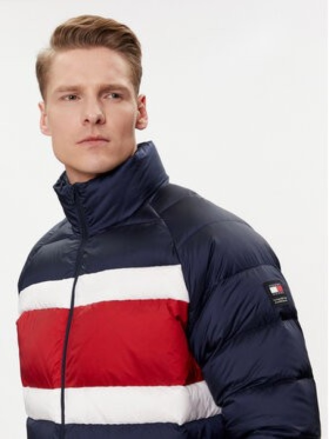 Tommy Jeans Kurtka puchowa DM0DM18012 Granatowy Regular Fit