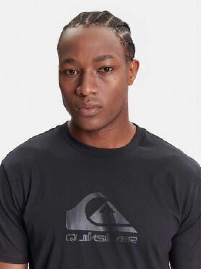 Quiksilver T-Shirt Ev Comp Logo EQYZT08182 Czarny Regular Fit