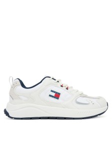 Tommy Jeans Sneakersy Tjm Runner EM0EM01581 Écru