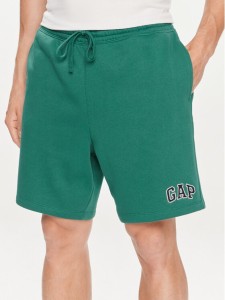 Gap Szorty sportowe 866764-01 Zielony Regular Fit