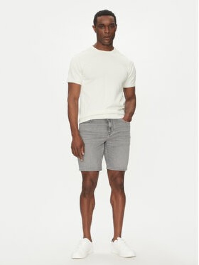 Tommy Hilfiger Szorty jeansowe Brooklyn MW0MW39222 Szary Slim Fit