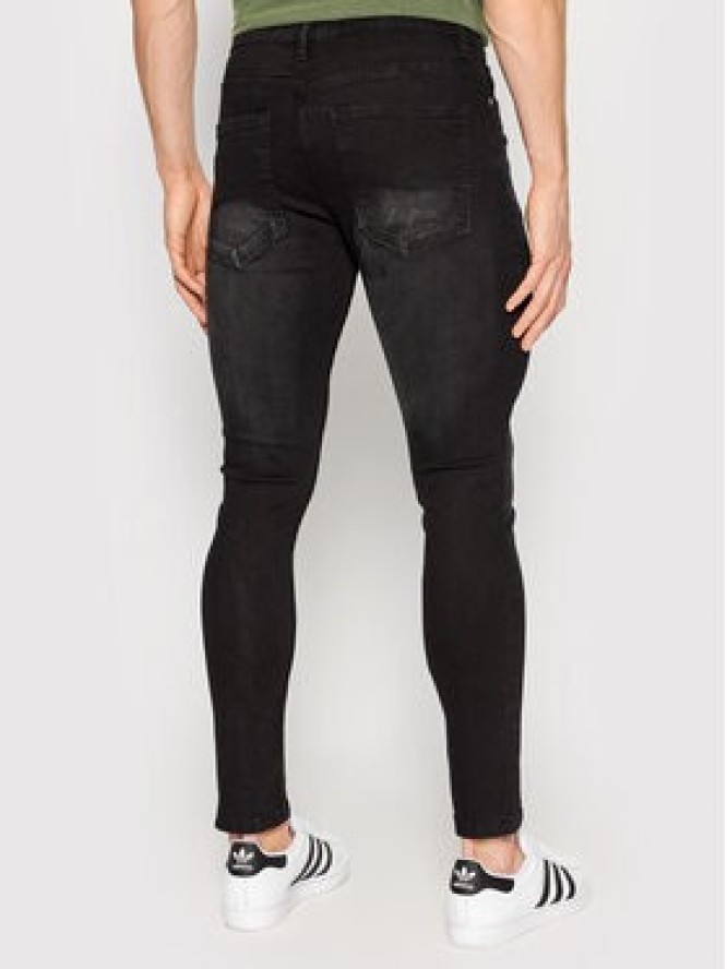 Brave Soul Jeansy MJN-MADISON Czarny Skinny Fit