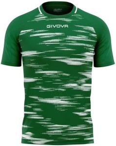 Koszulka sportowa Givova Pixel zielono-biała zielona 2xl