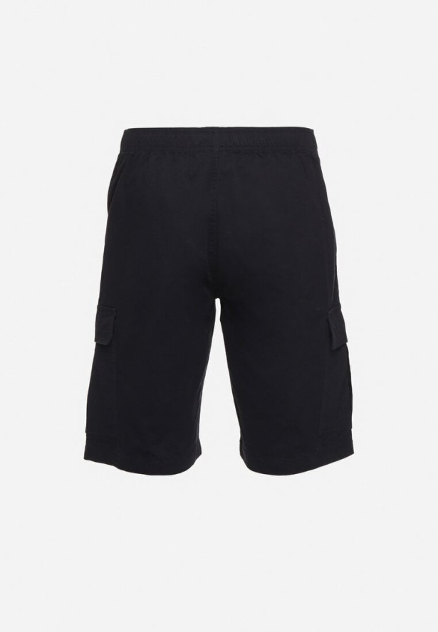 Niebieskie Szorty Cargo z Bawełny Vikiitori