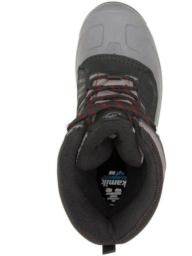 Kamik Kozaki zimowe "Iceland" w kolorze czarno-szarym rozmiar: 42