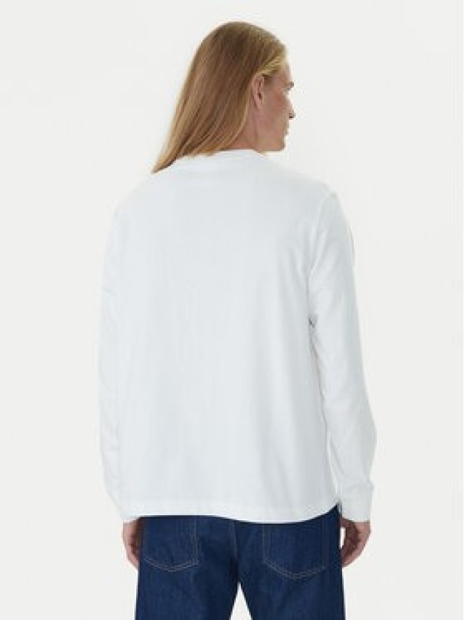 Calvin Klein Longsleeve Standard Logo LV04LD232G Biały Relaxed Fit