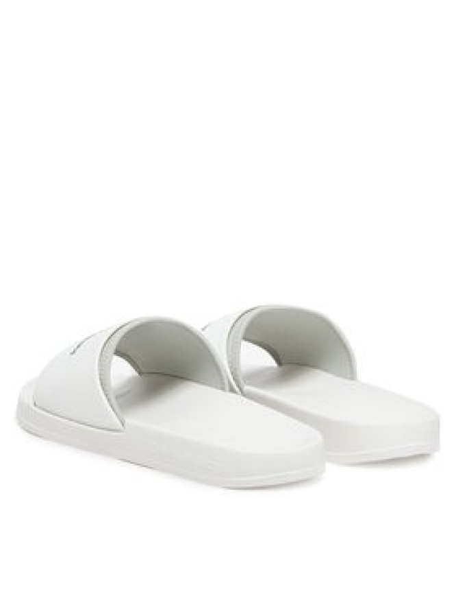 Calvin Klein Jeans Klapki Slide Rubber Neoprene Monologo YM0YM00361 Biały