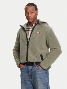 Tommy Jeans Bluza DM0DM19224 Zielony Regular Fit