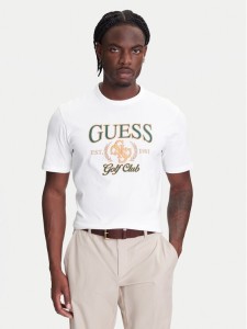 Guess T-Shirt M5YI22 K8FQ4 Biały Regular Fit