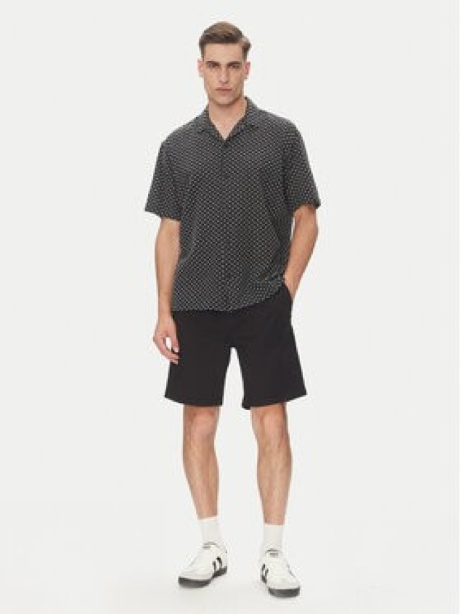 Jack & Jones Koszula Luke 12277185 Czarny Relaxed Fit