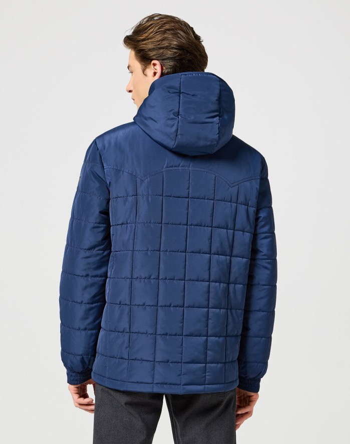 WRANGLER MESKA KURTKA TRANSITIONAL PUFFER NAVY 112357208 W4E2013678