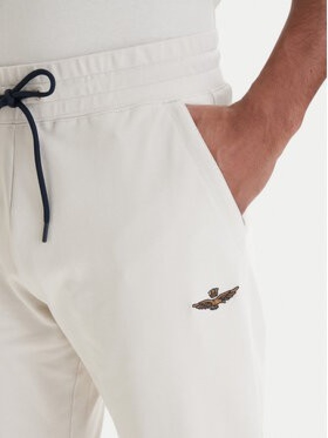 Aeronautica Militare Spodnie dresowe 261PF1008UF00674 Beżowy Regular Fit