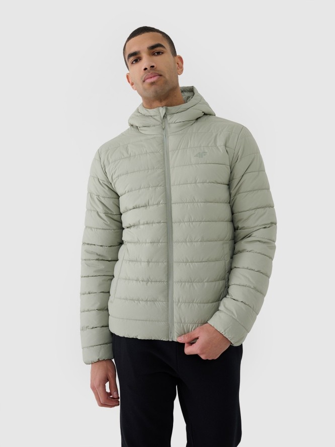 4F Kurtka puchowa z wypełnieniem syntetycznym męska - oliwkowa/khaki XXL