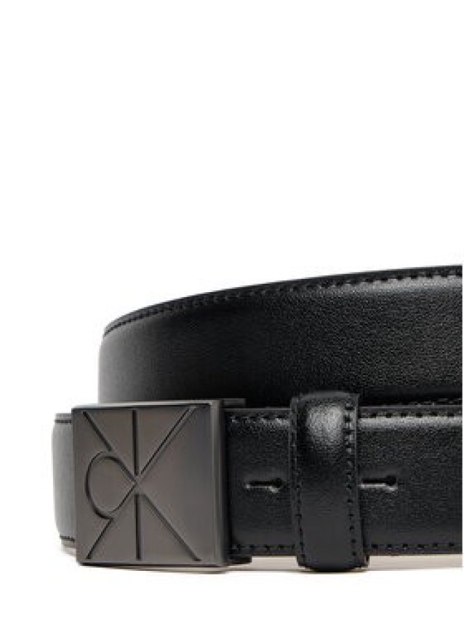 Calvin Klein Pasek Męski Emblem Plaque Buckle 32Mm LV04D7046G Czarny