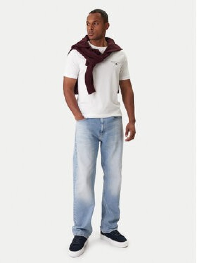 Tommy Hilfiger T-Shirt Brand Love MW0MW41456 Biały Regular Fit