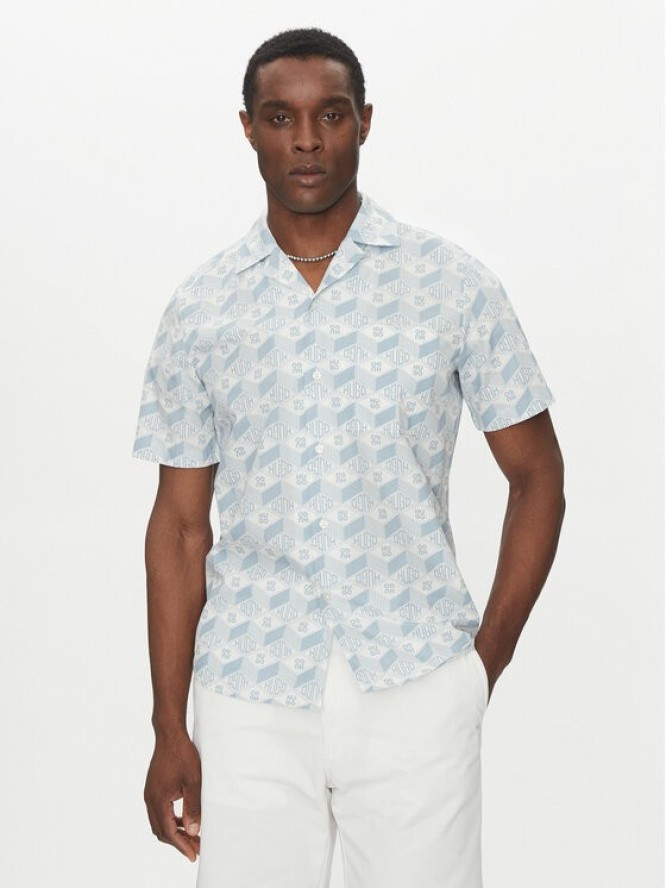 HUGO Koszula Ellino 50539705 Błękitny Regular Fit